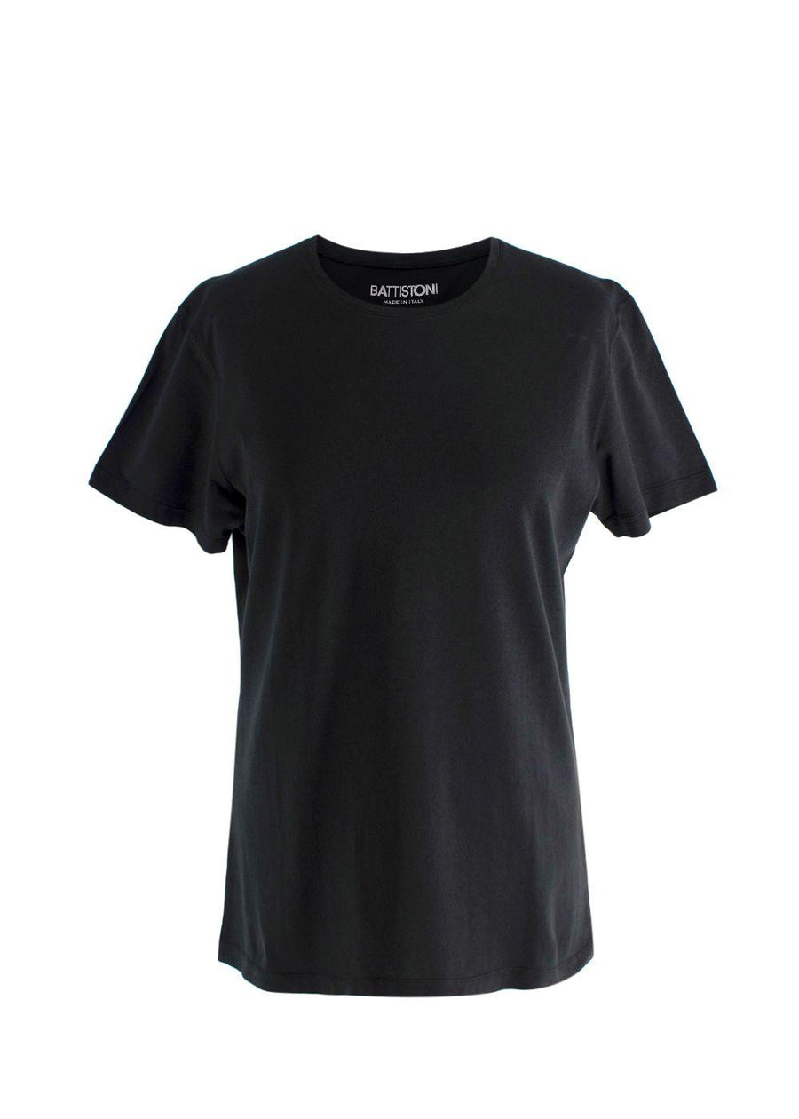 Battistoni Black Basic T-shirt
