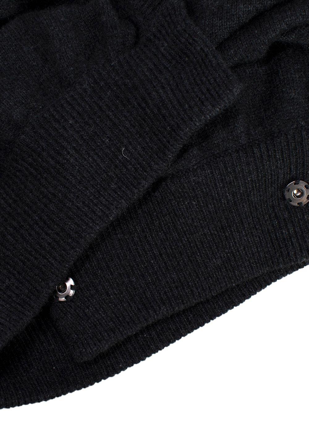 Dolce & Gabbana Grey Cashmere Wrap Jumper