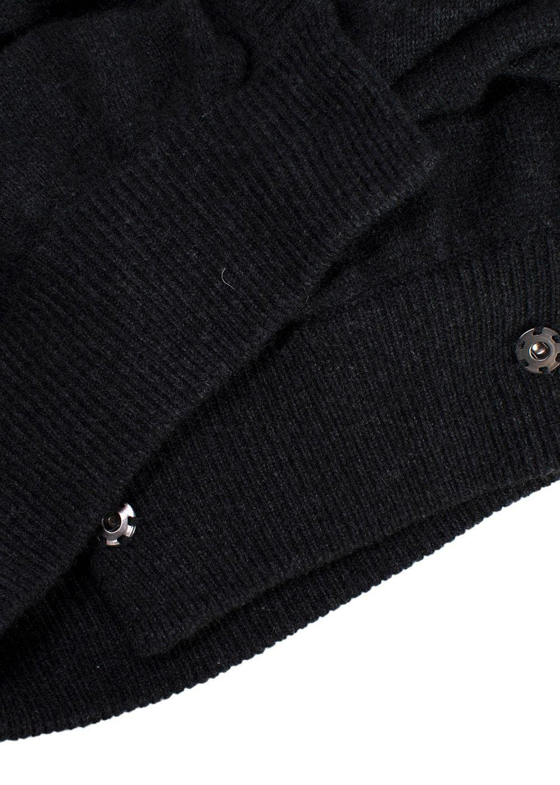 Dolce & Gabbana Grey Cashmere Wrap Jumper