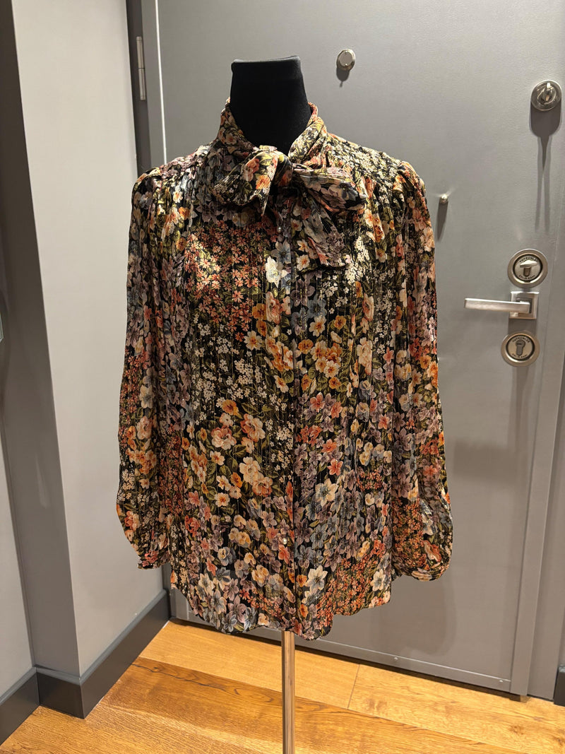 Valentino Printed Silk Blouse