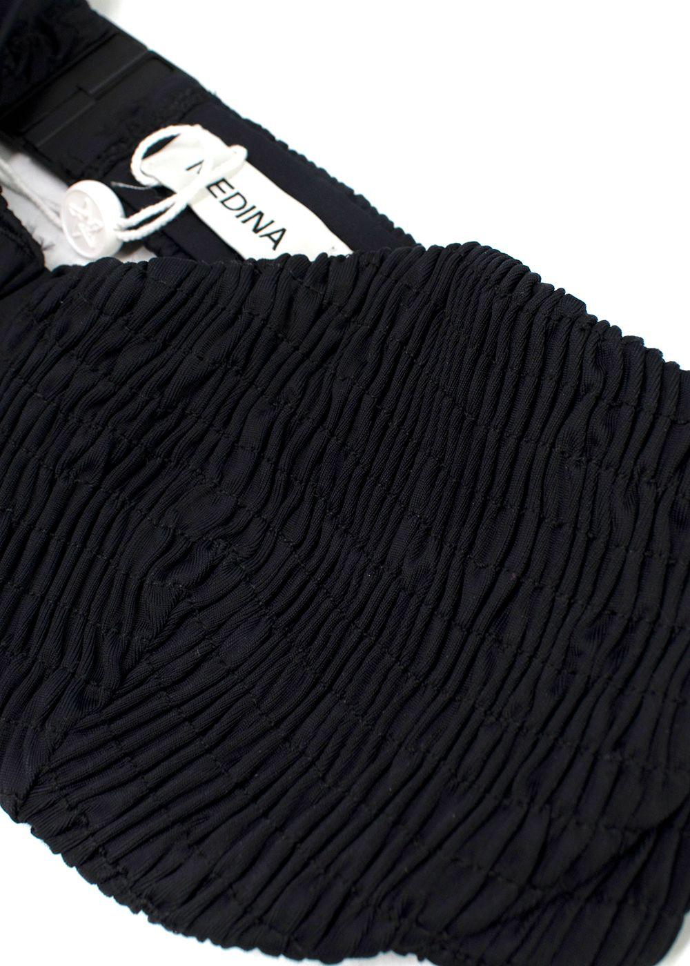 Medina Black Smocked Lagoon Bikini