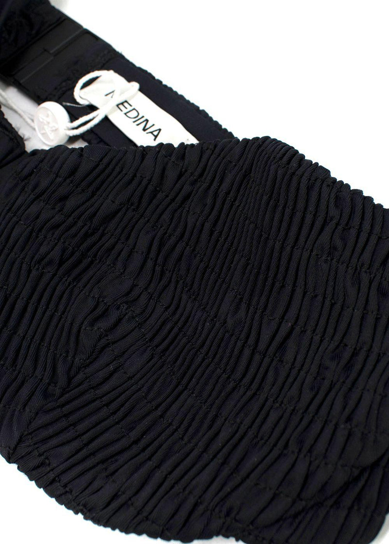 Medina Black Smocked Lagoon Bikini
