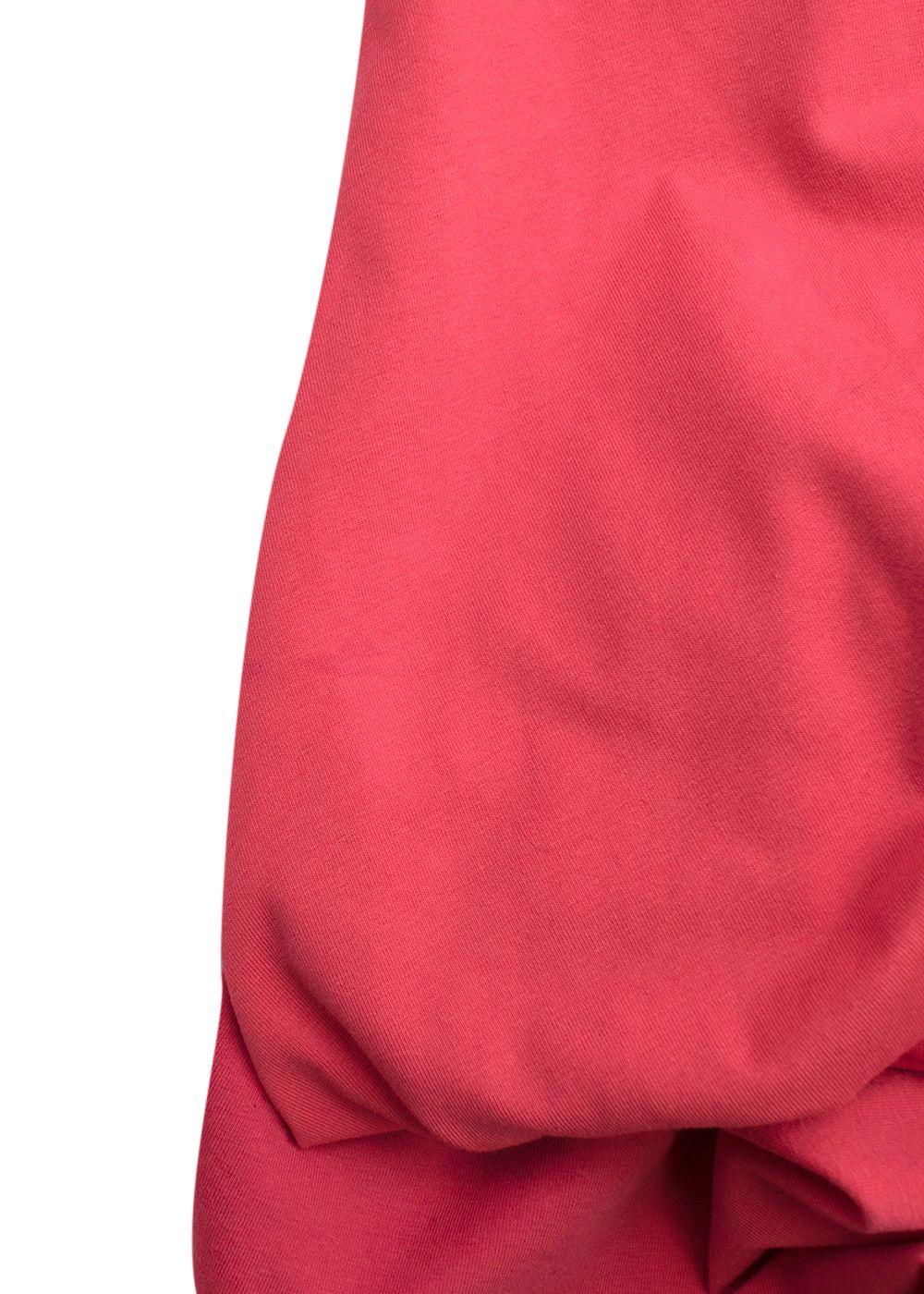 Coral Pink Midi Dress with Poppers