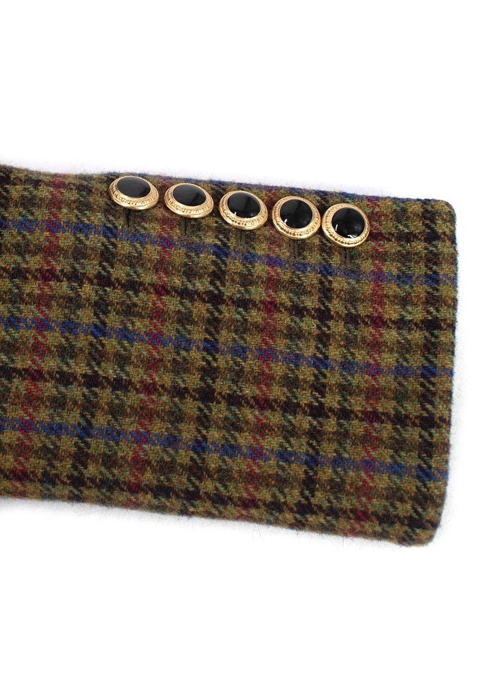Veronica Beard Brown Houndstooth Woollen Blazer