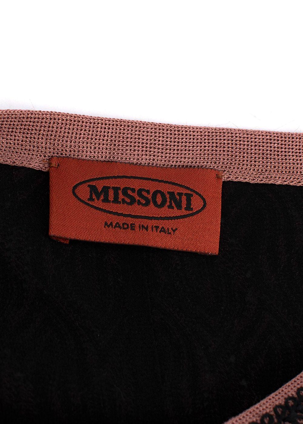 Missoni Patterned Knit Mini Dress