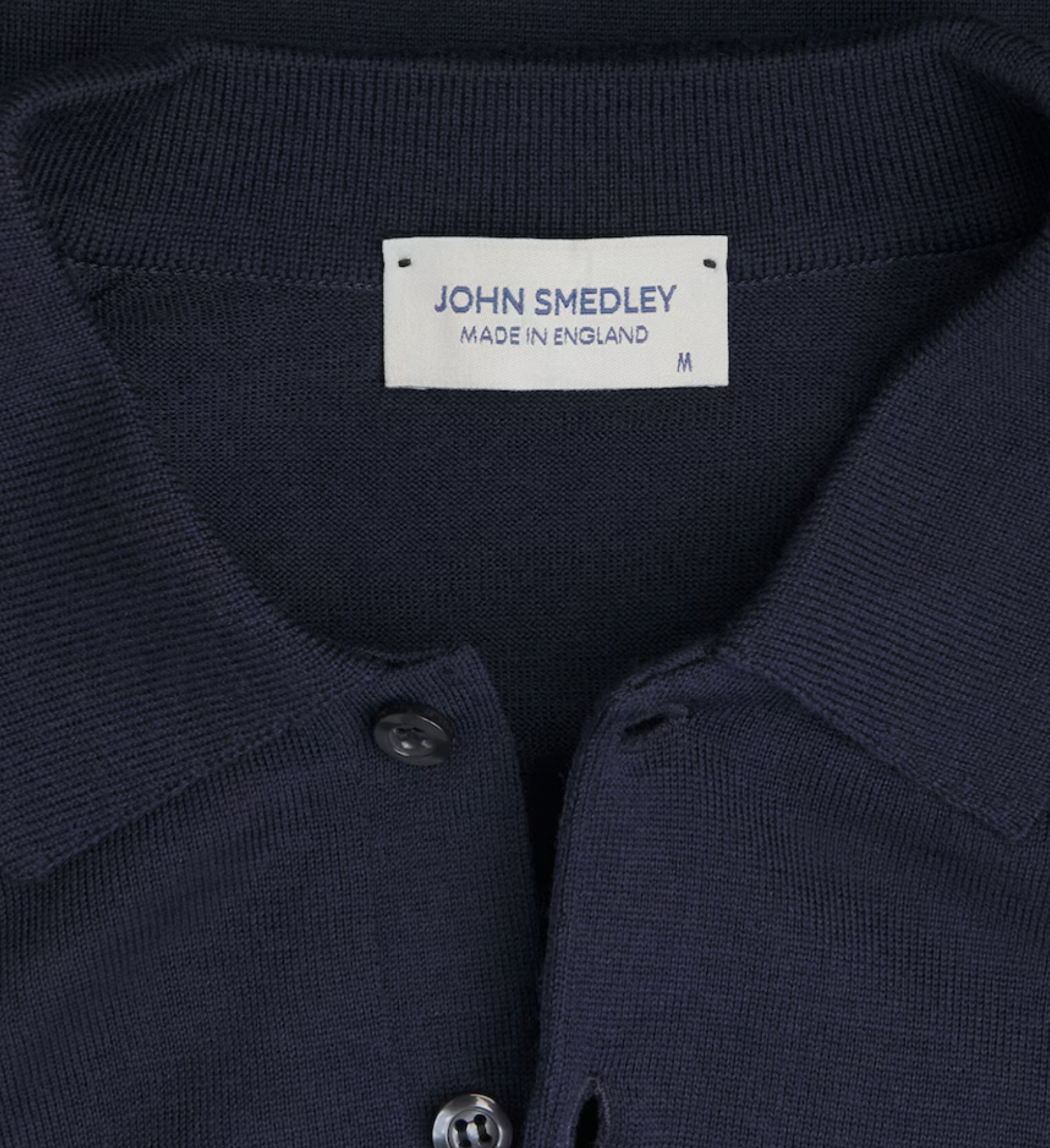 John Smedley Extra Fine Merino Long-Sleeve Herbie Polo Shirt