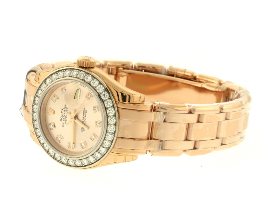 Watch Pearlmaster 34mm Rose Gold Diamond bezel  2022