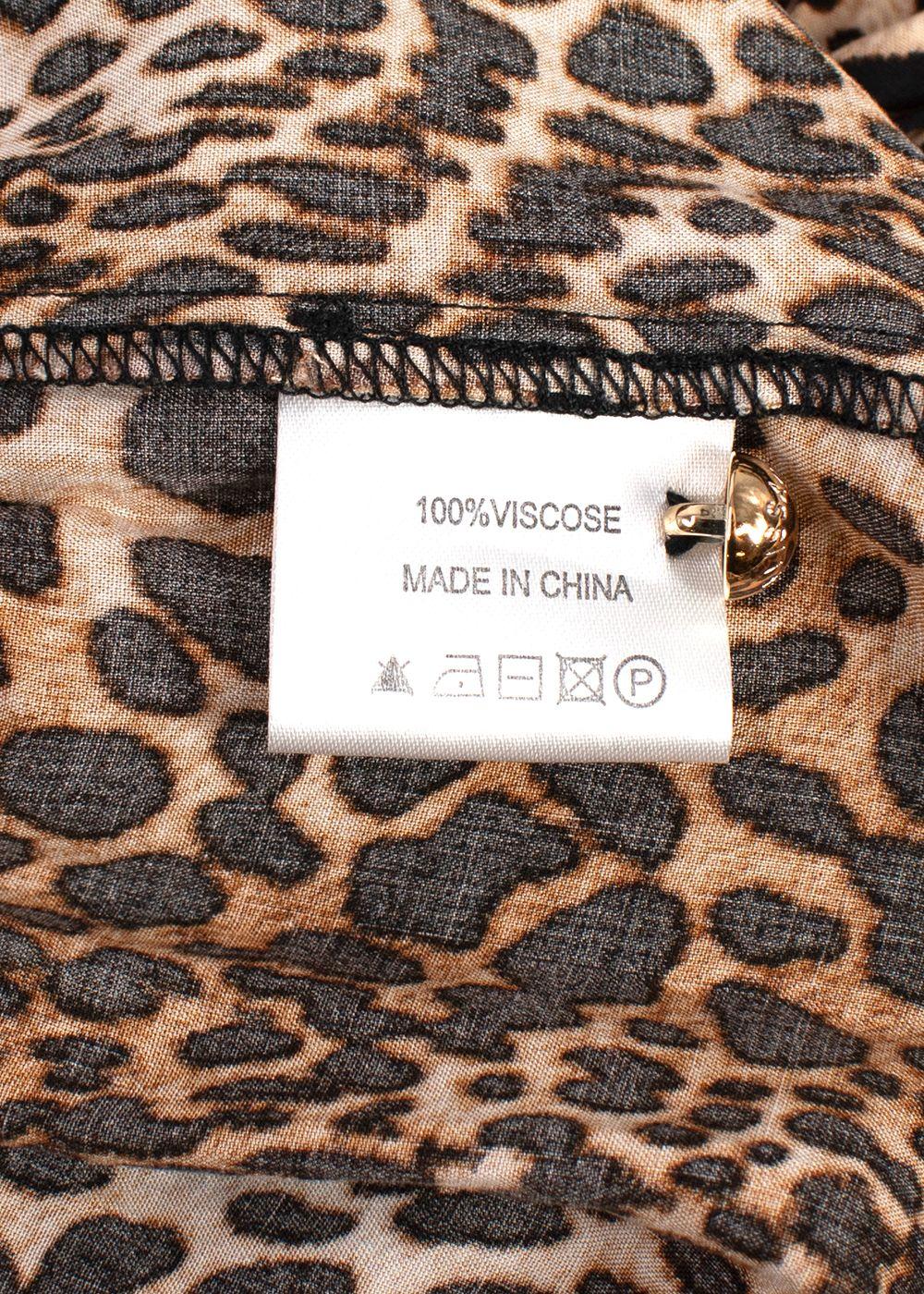 Melissa Odabash Leopard Print Maxi Dress