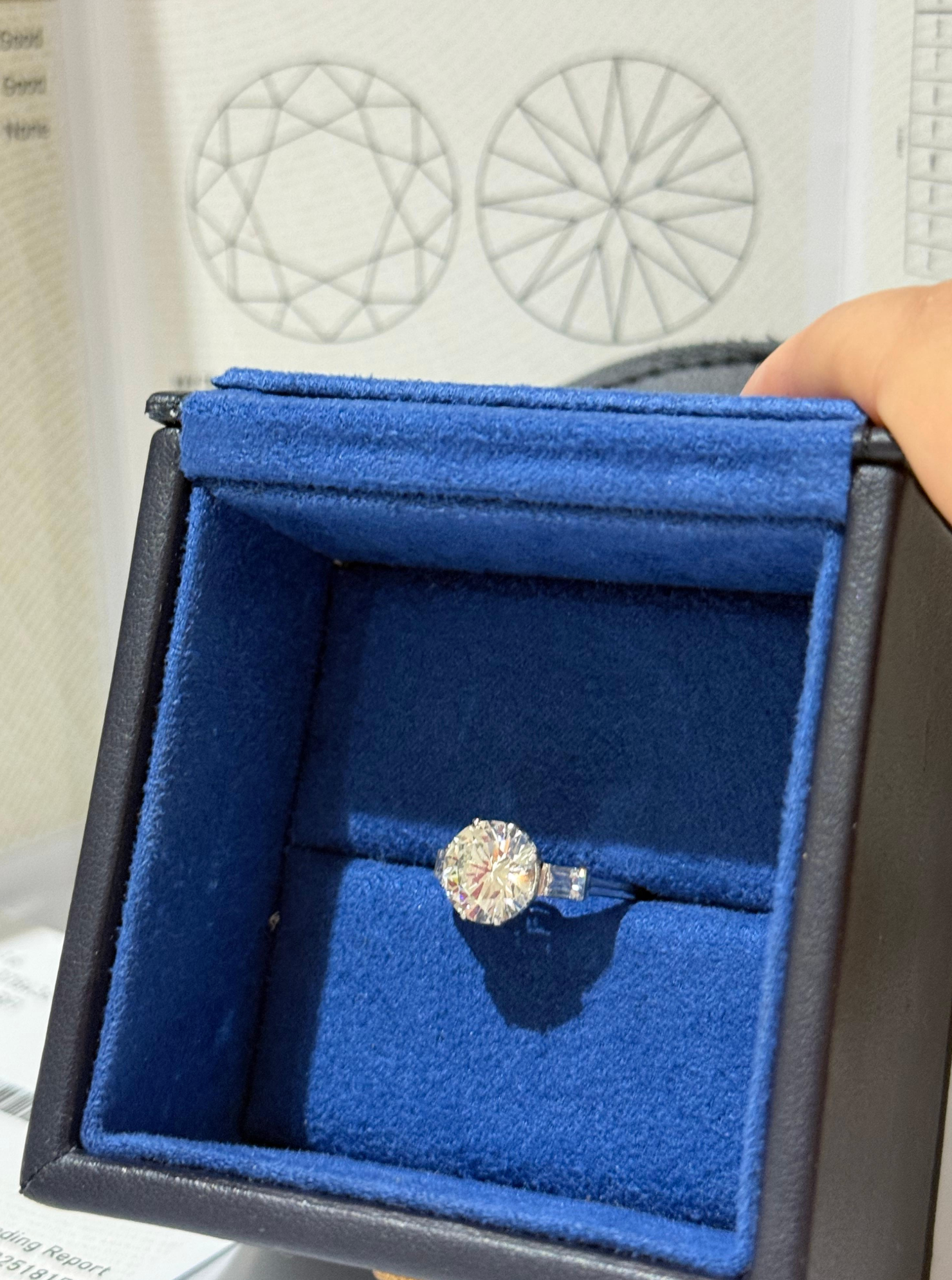 Bespoke 2.4 Carat Fine Diamond Solitaire