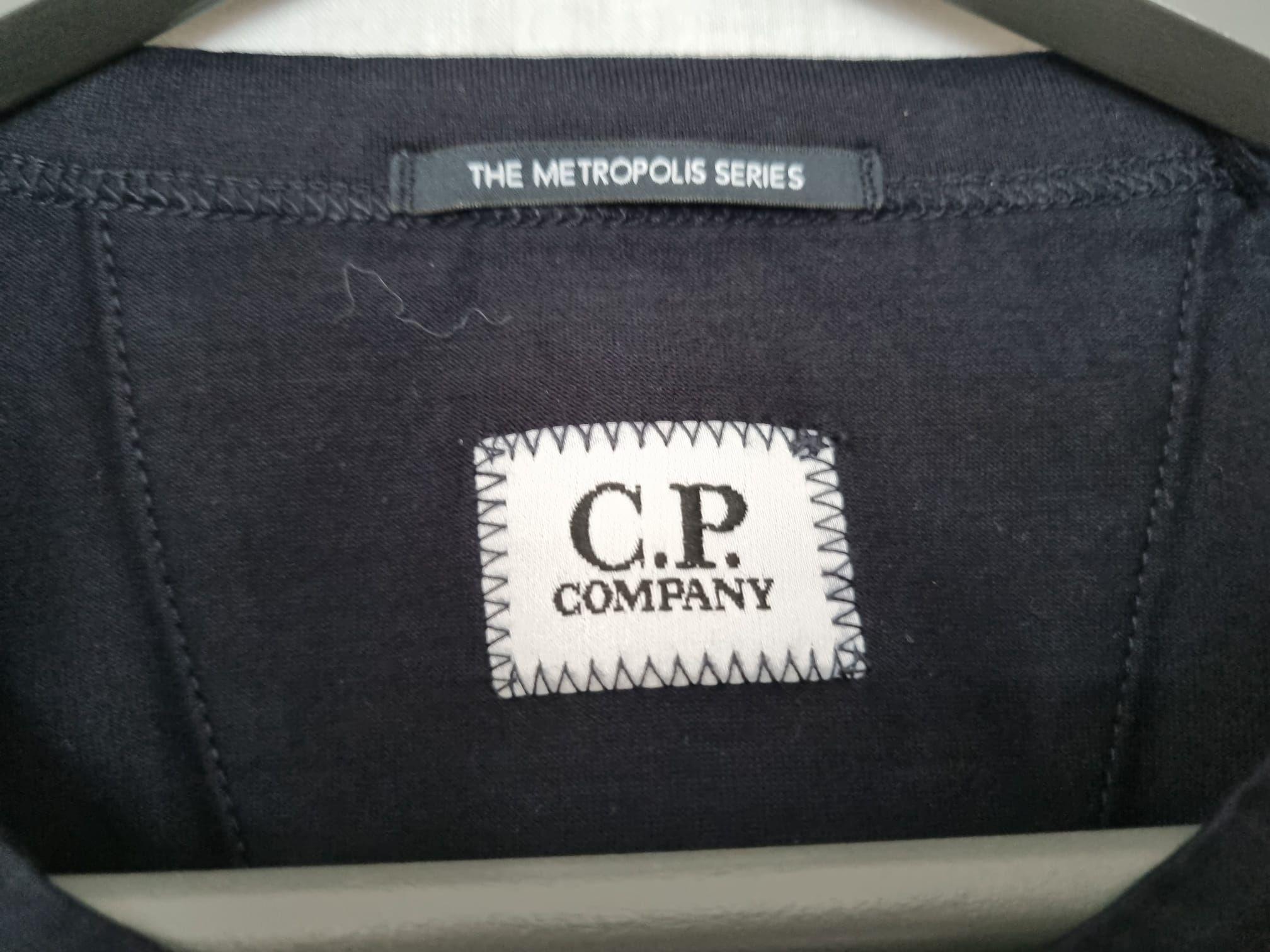 Metropolis Cargo Pocket Logo Black Cotton T-Shirt