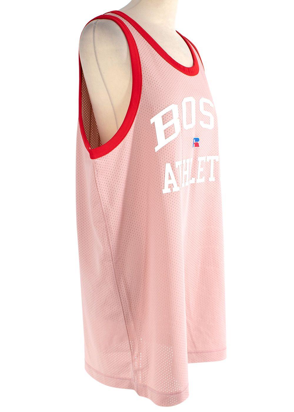 x Russell Athletic Pink Perforated Vest