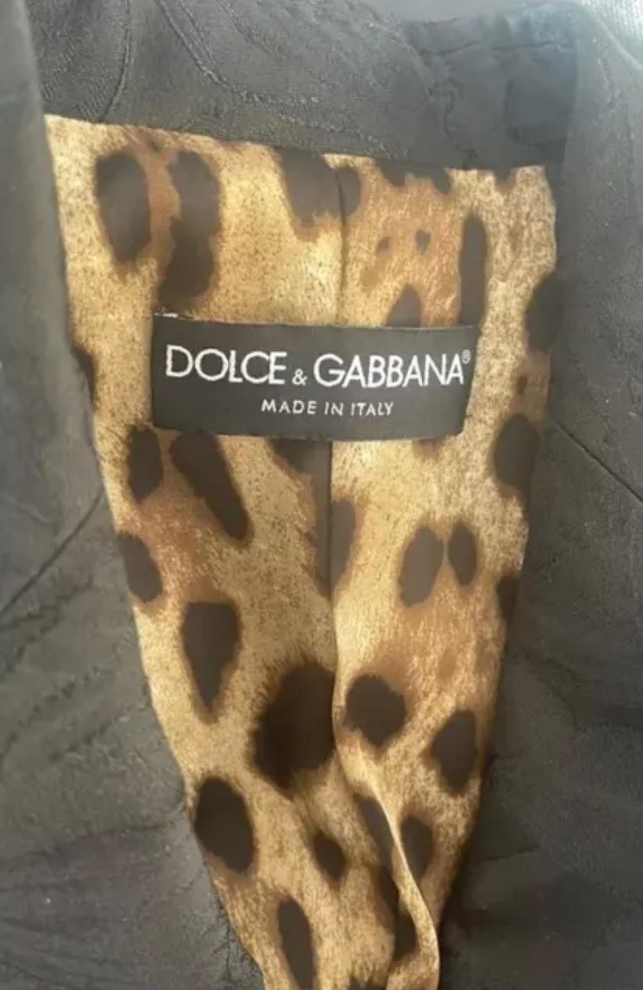 Dolce & Gabbana Black Single Breasted Blazer