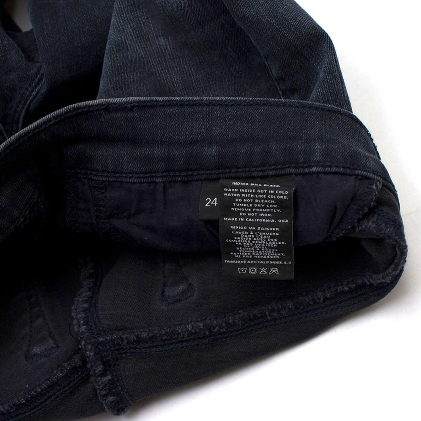 J Brand Dark Blue Zip Skinny Jeans