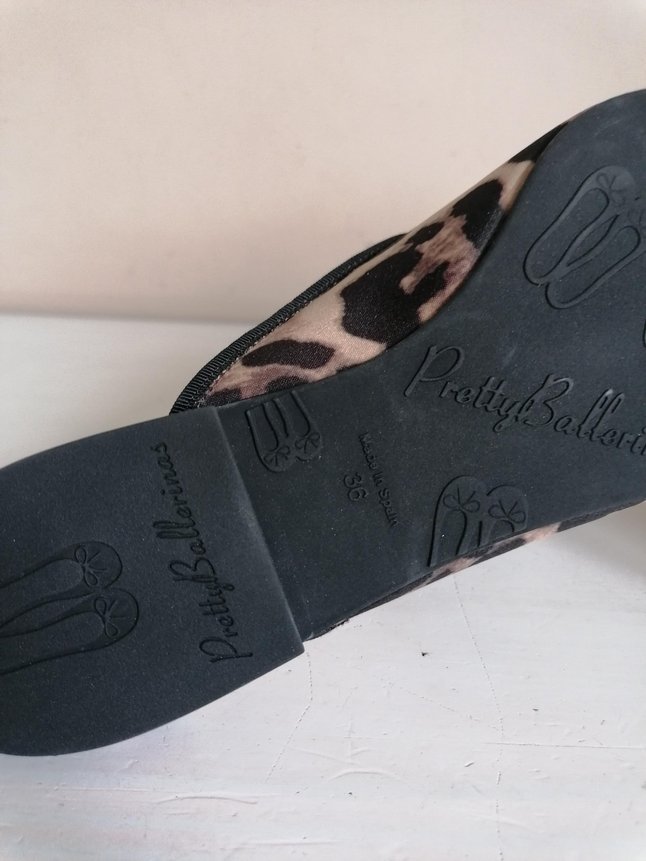 Pretty Ballerinas leopard print ella dancer mules