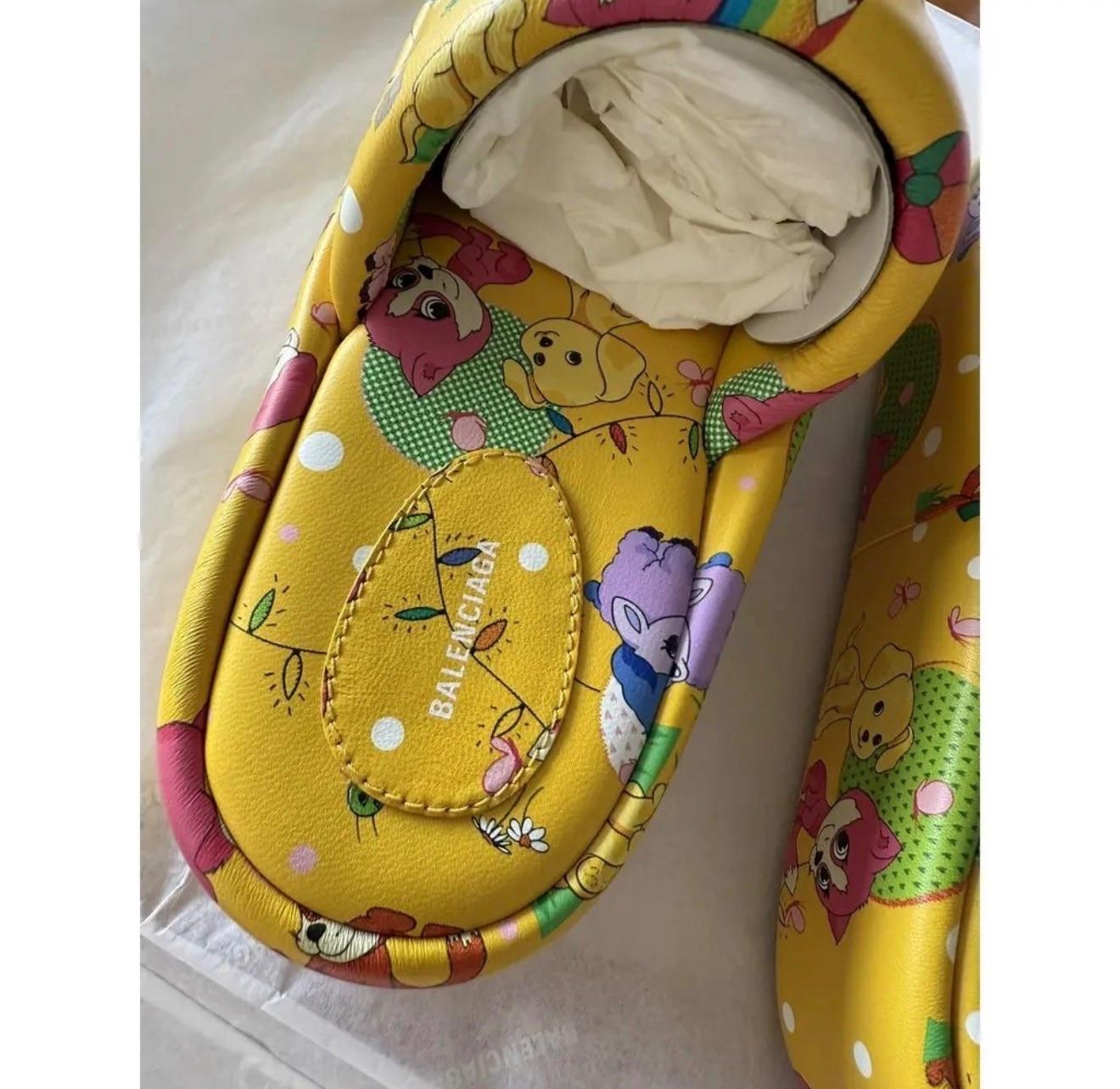 Balenciaga Puppies And Friends Slides
