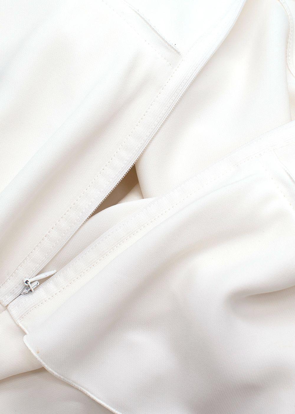 Lanvin Cream Pussybow Frill Blouse