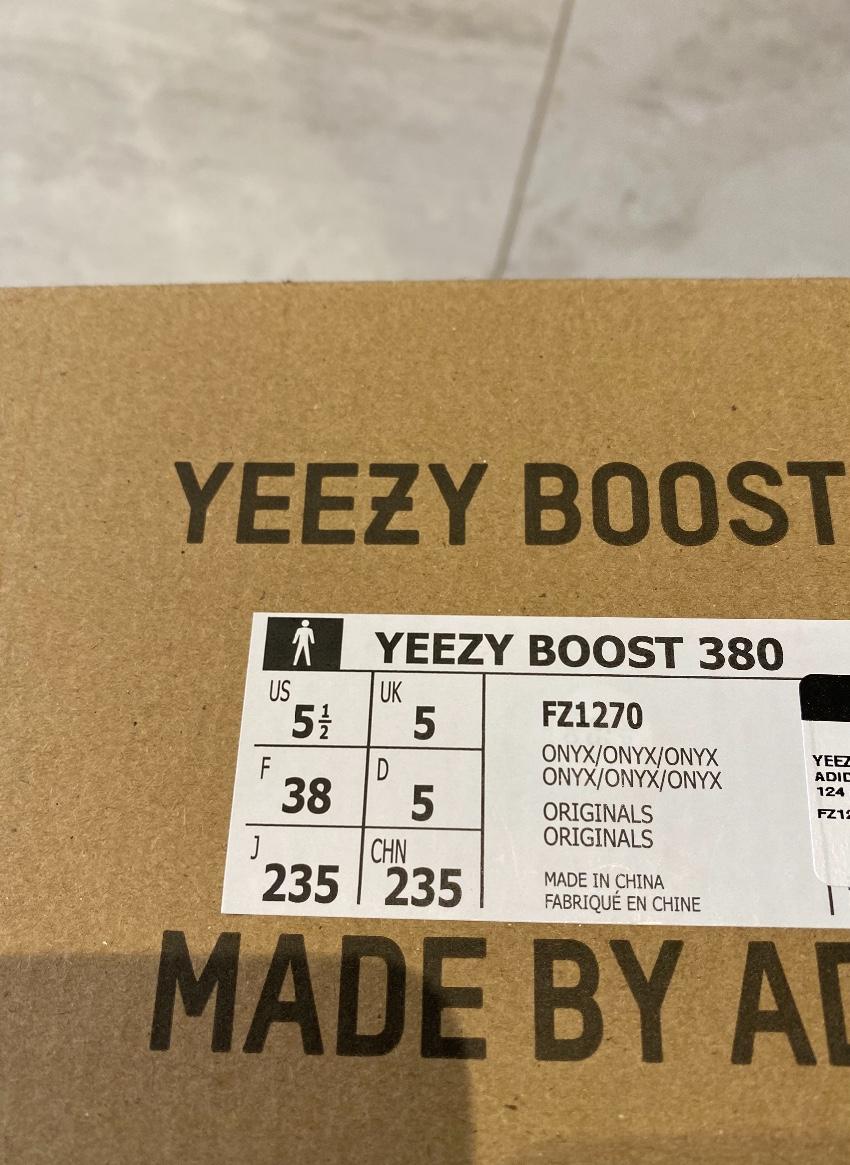Adidas Yeezy Boost 380 ONYX Trainers