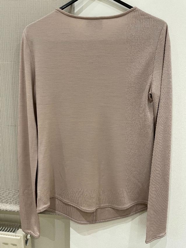 Giorgio Armani Wool & Silk Bow Detail Top