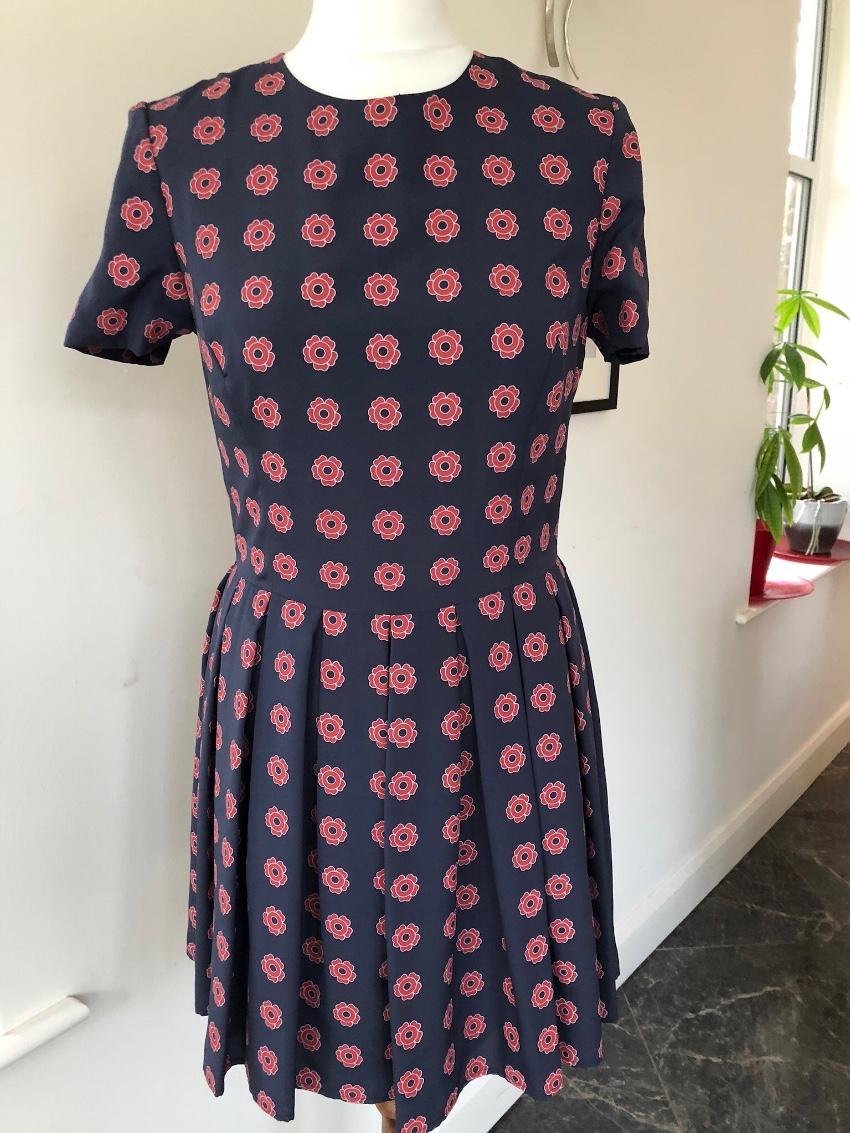 Open ceremony rose print mini dress