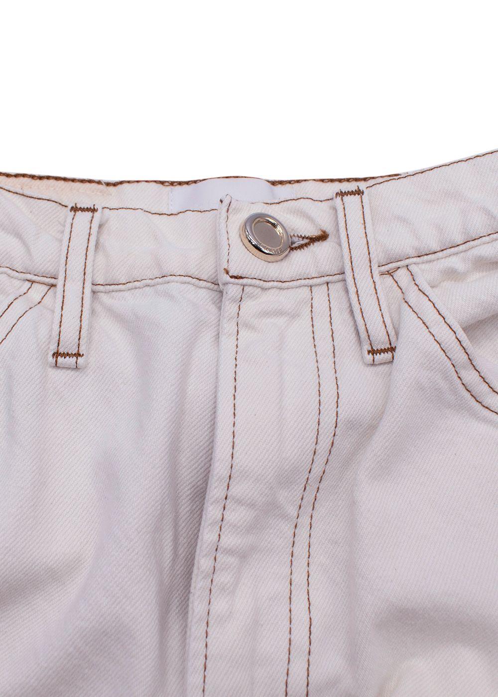 Frame Ecru 'Le Italien' White Denim Jeans