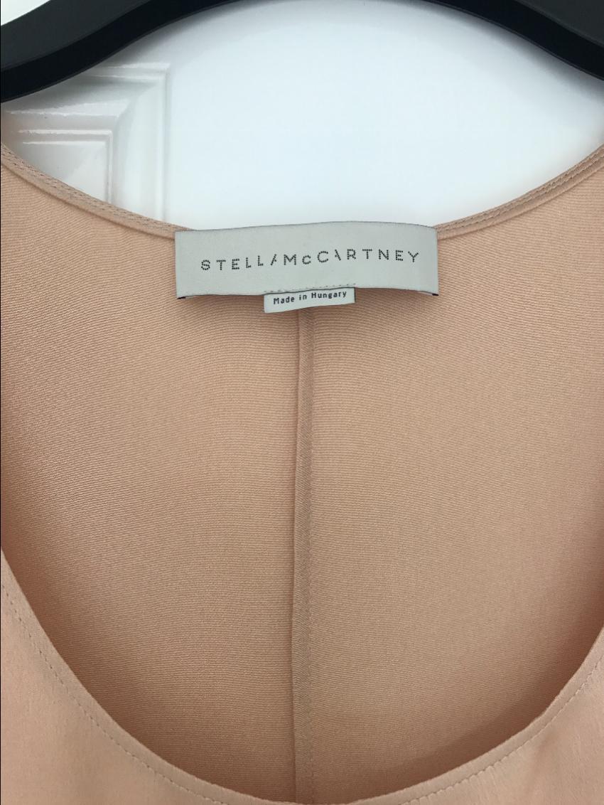 Stella McCartney Nude Silk Dress