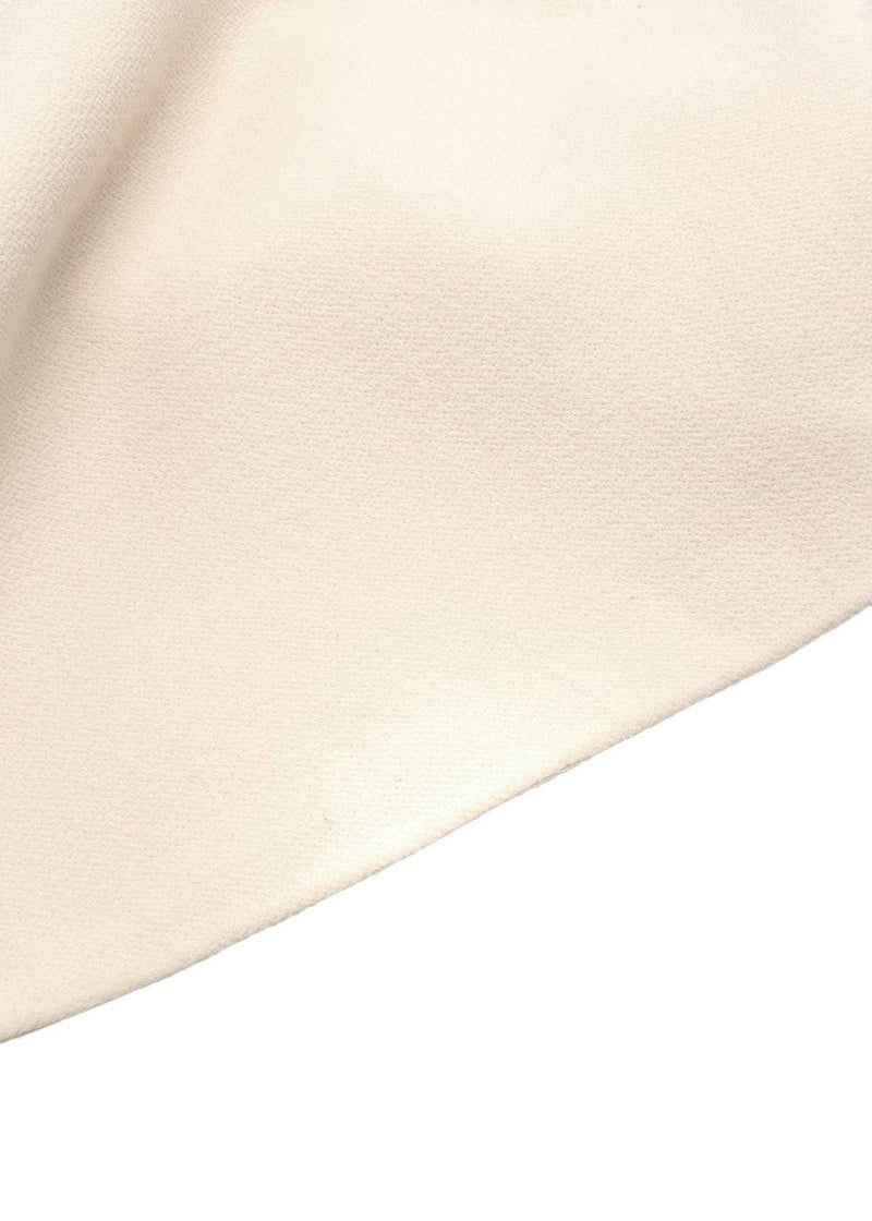 Valentino Boutique Buttermilk Sleeveless Wool Dress