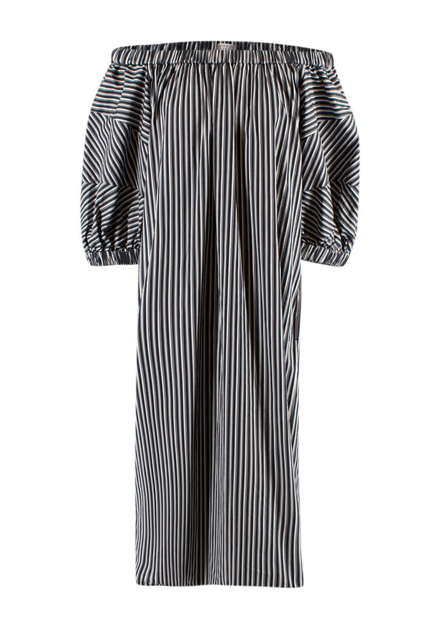 Striped Off-Shoulder Dress