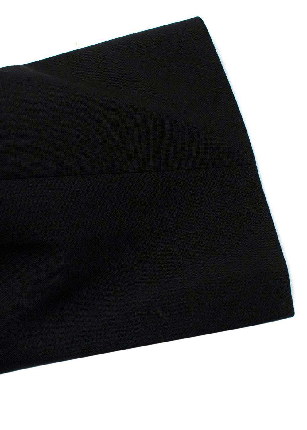 Black Longline Single-Breasted Blazer / Jacket