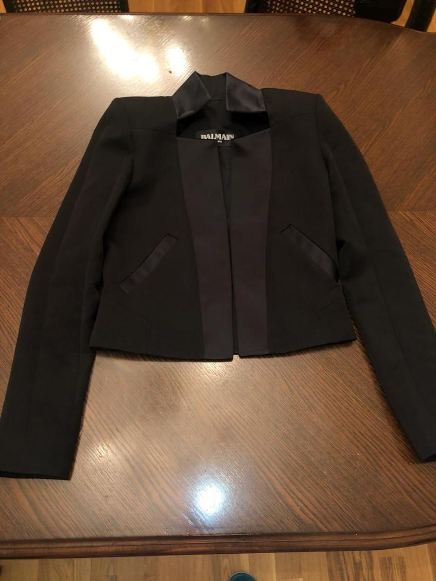 Balmain Black Short Jacket