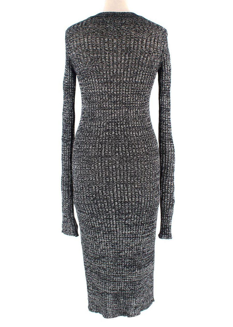 Isabel Marant Monochrome 'Dakota' Knit Midi Dress