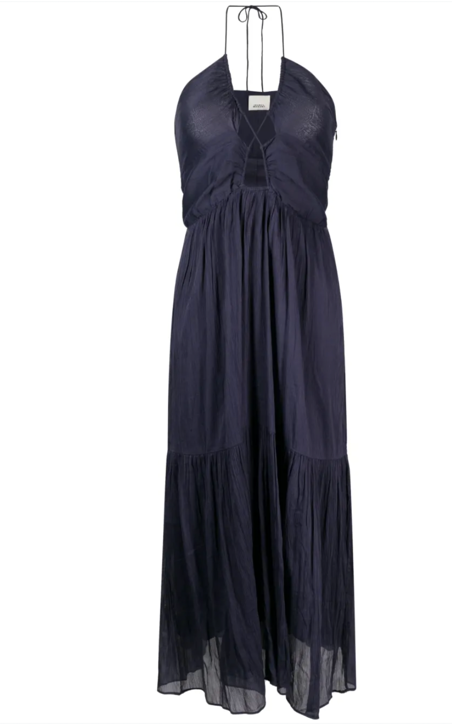 Isabel Marant Navy Birona Halterneck Dress
