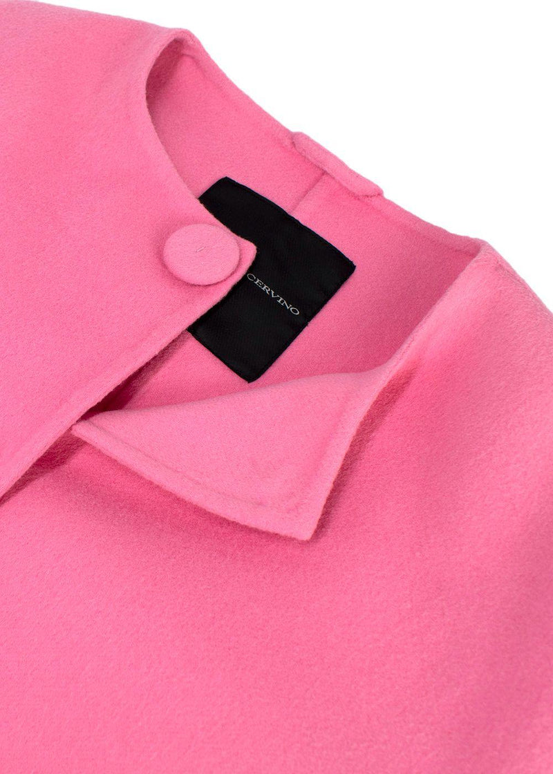 Ermanno Scervino Pink Angora Wool Blend Jacket