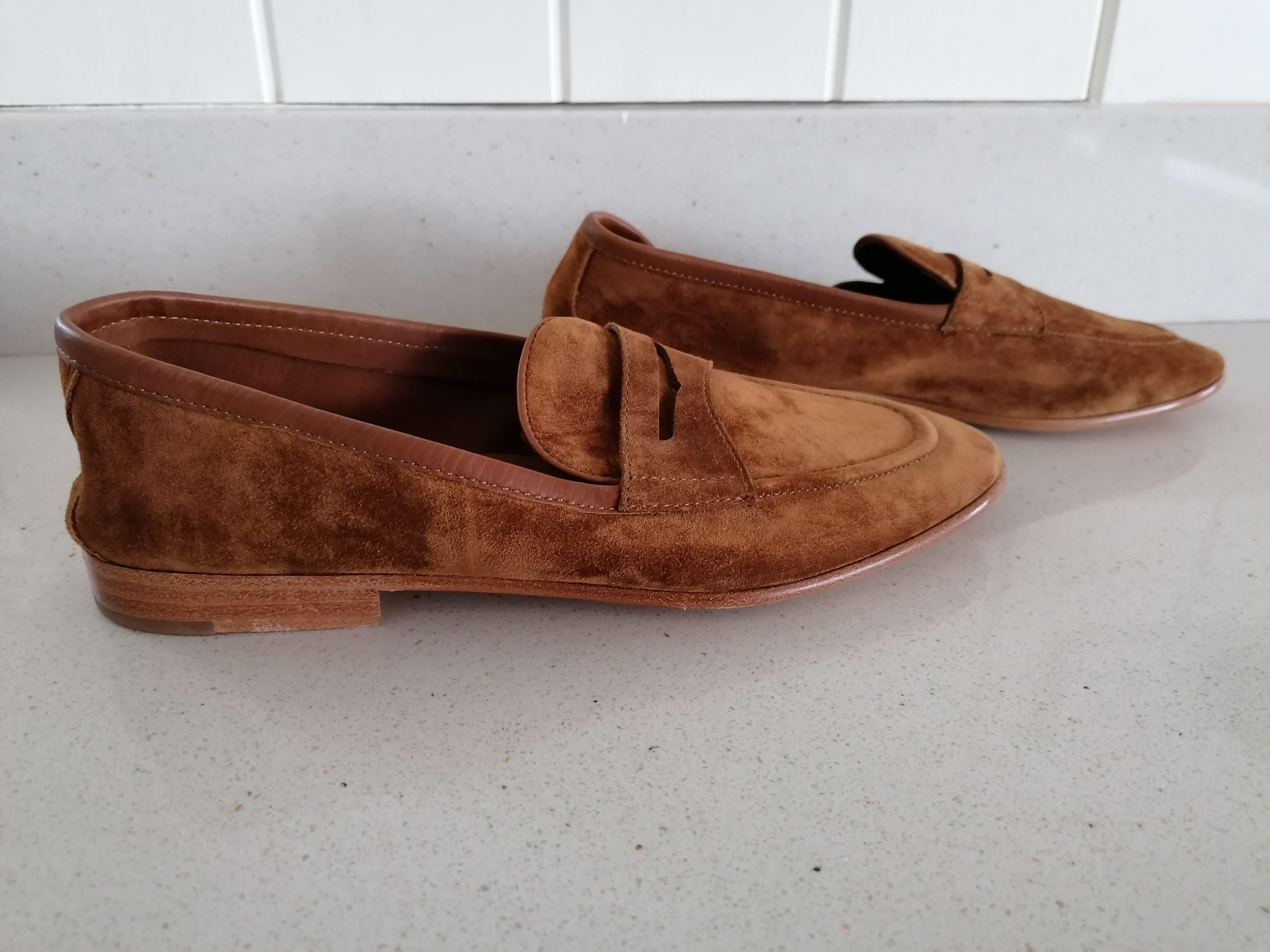 Polo Ralph Lauren Tan Suede Ashtyn Loafers