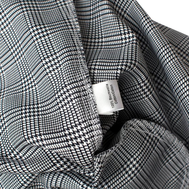 PDN London Prince of Wales Check Cotton Shirt Dress