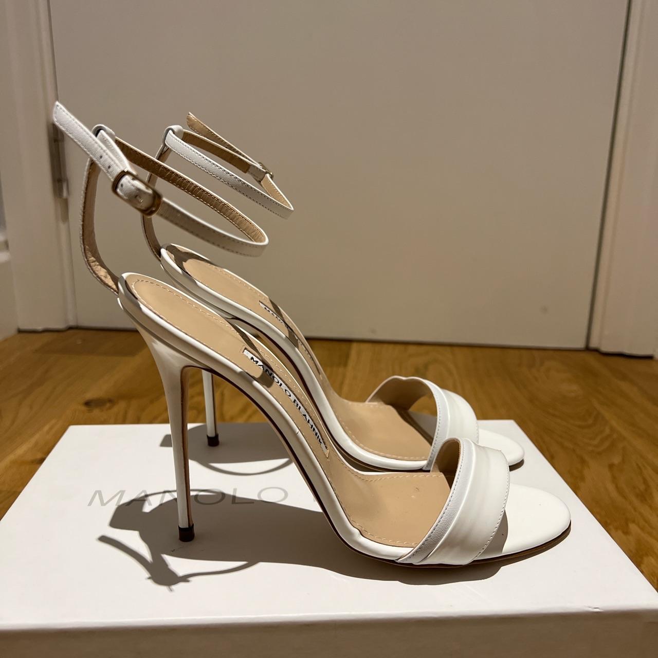 White Leather Spezia 115 Sandals