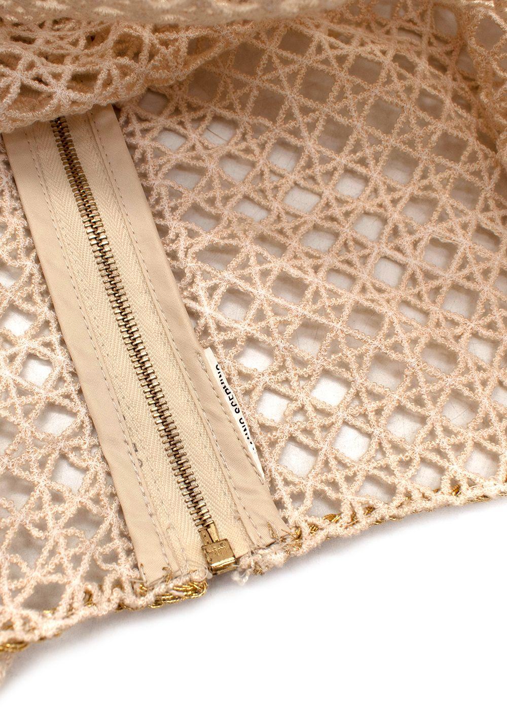 Embellished Crochet Top