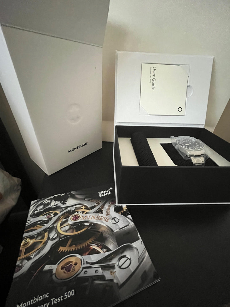 Mont Blanc 42mm 1858 GMT Automatic Date Watch