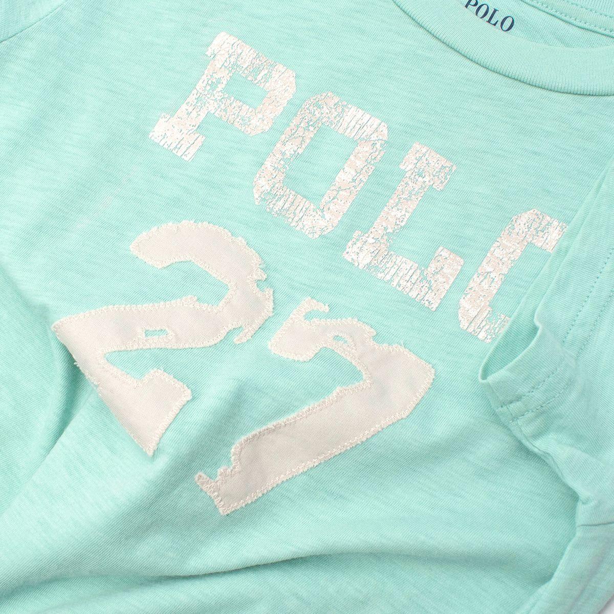 Mint & White Print Cotton Jersey T-Shirt