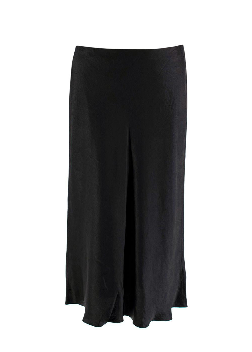 Satin Midi Skirt