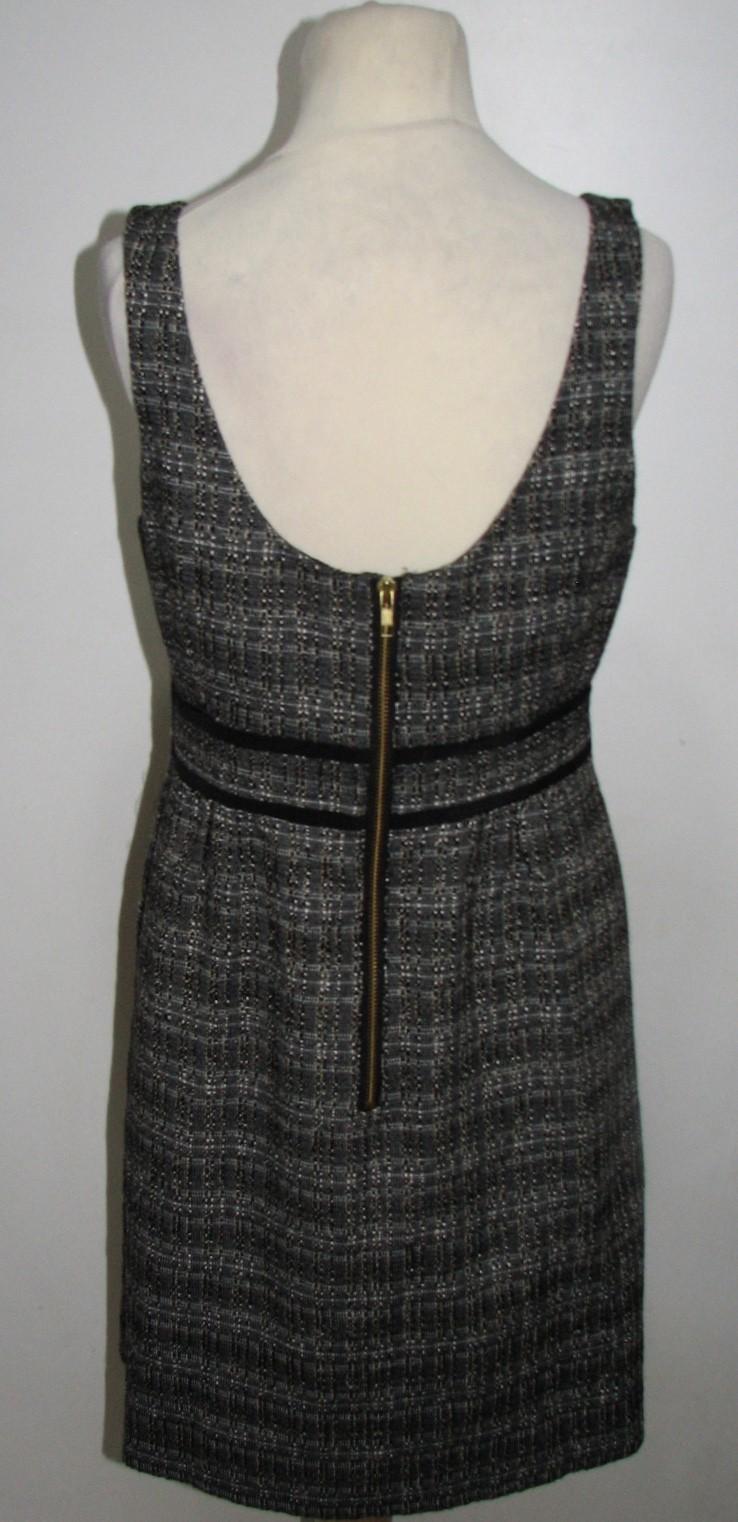 Tibi black and white bow embellished dress