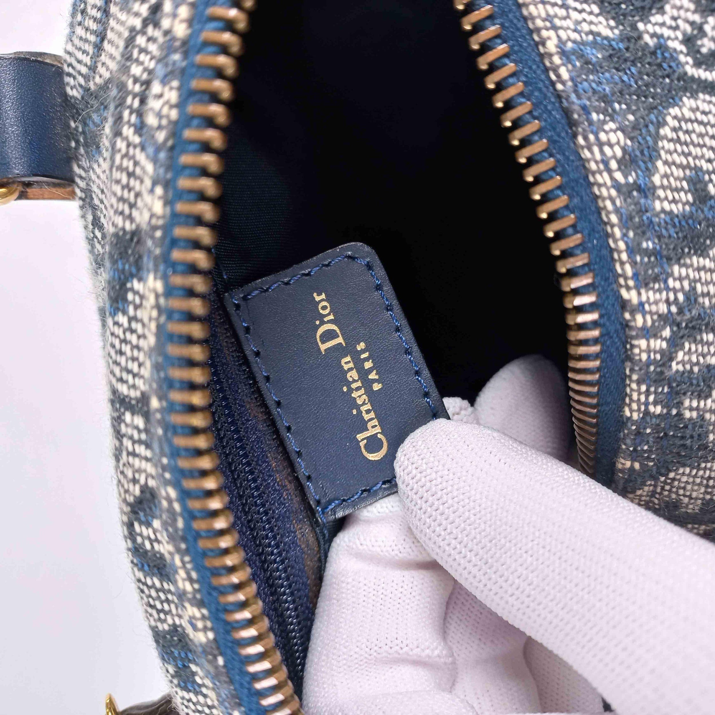 Oblique Canvas Boston Bag