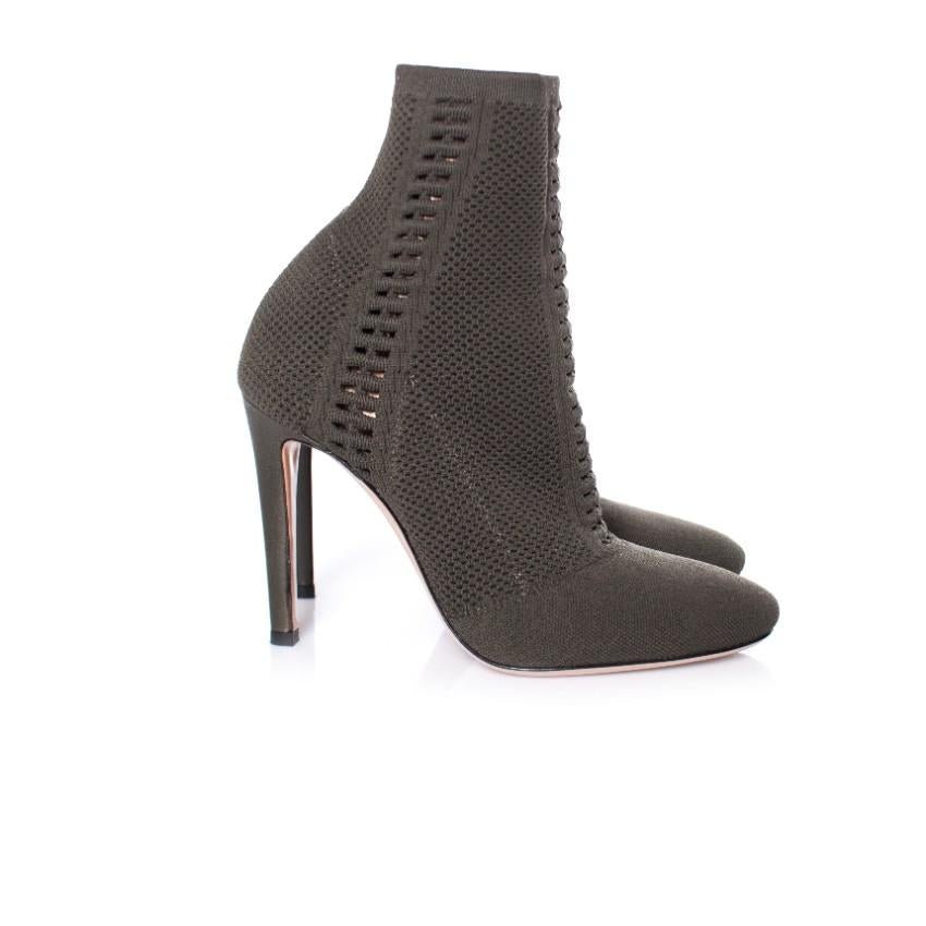 Gianvito Rossi Vires knitted ankle boots