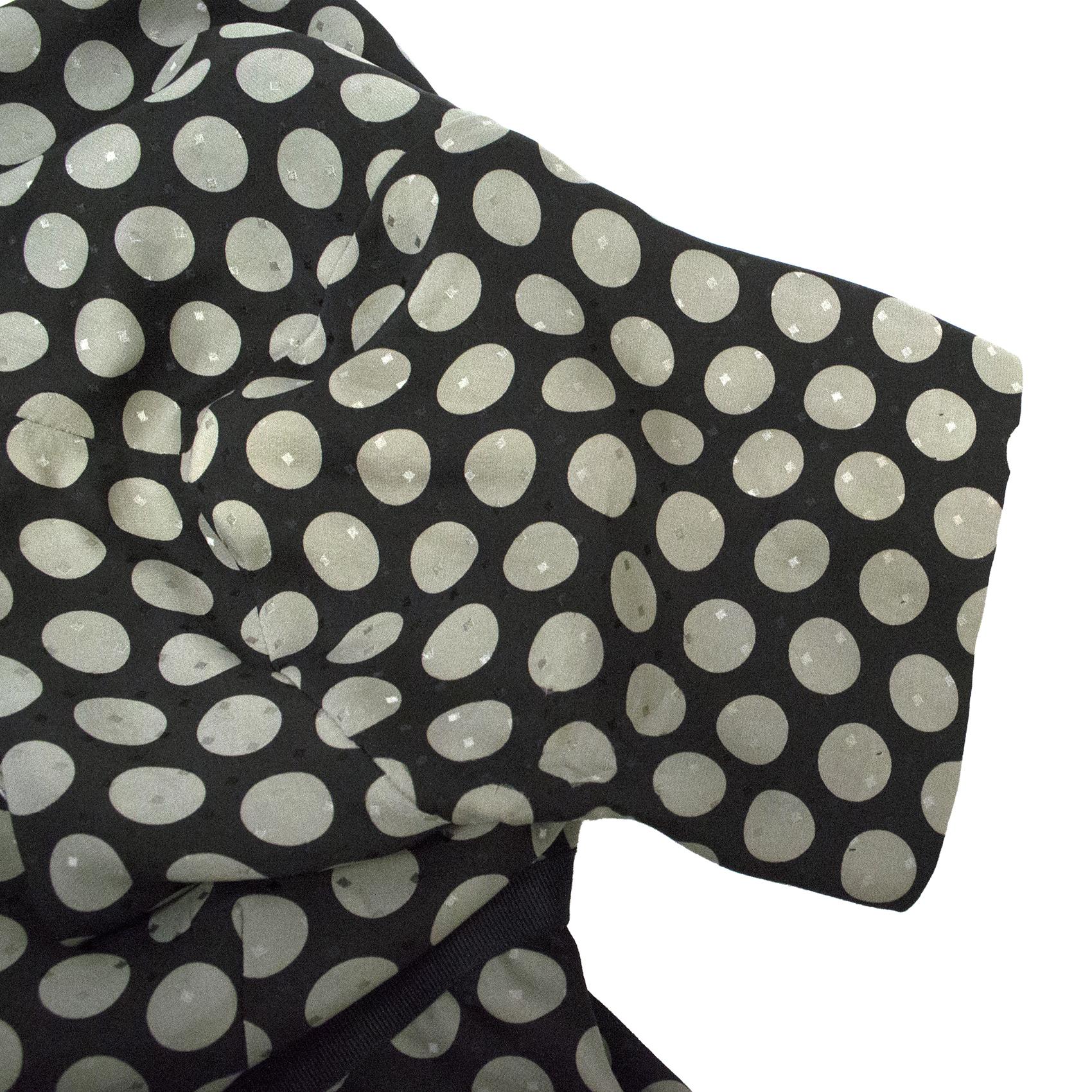 Joseph Black Polka Dot Dress