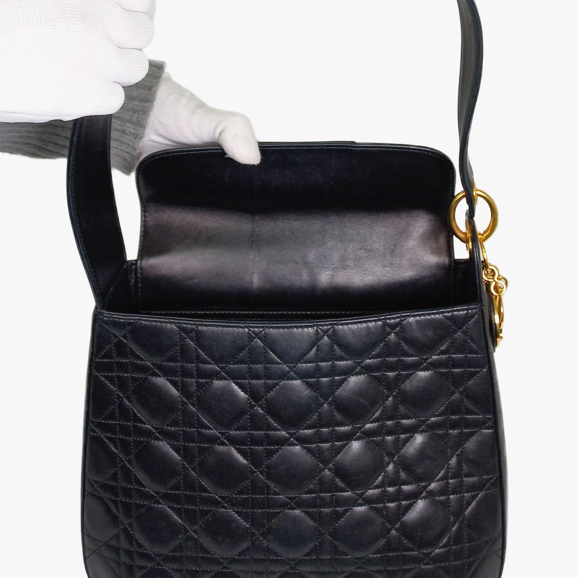 Black Cannage Hobo Bag
