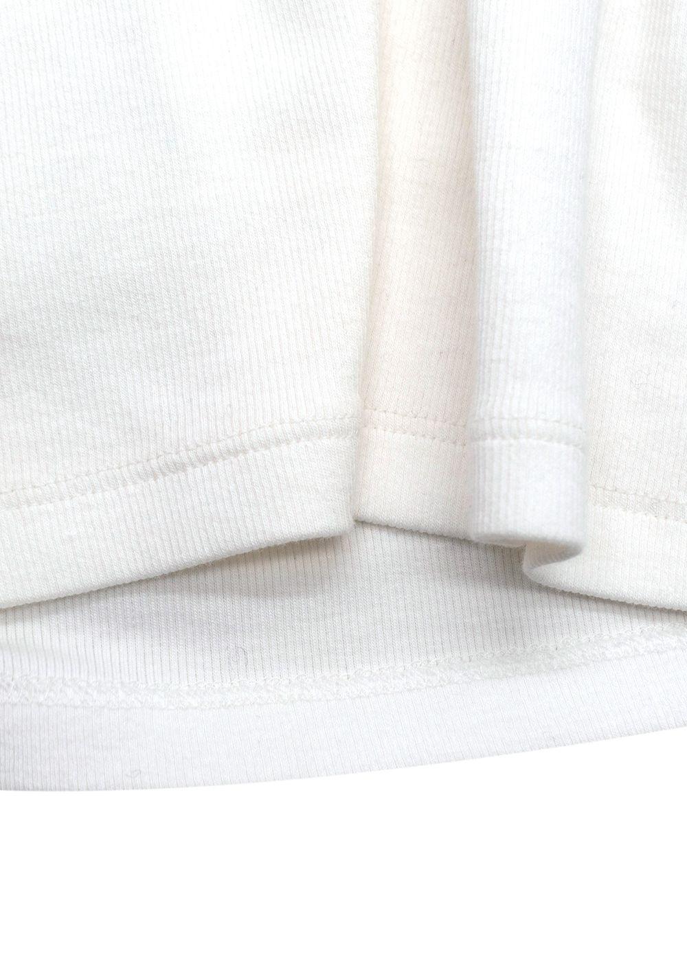 Brunello Cucinelli Soft White V Neck Tank Top