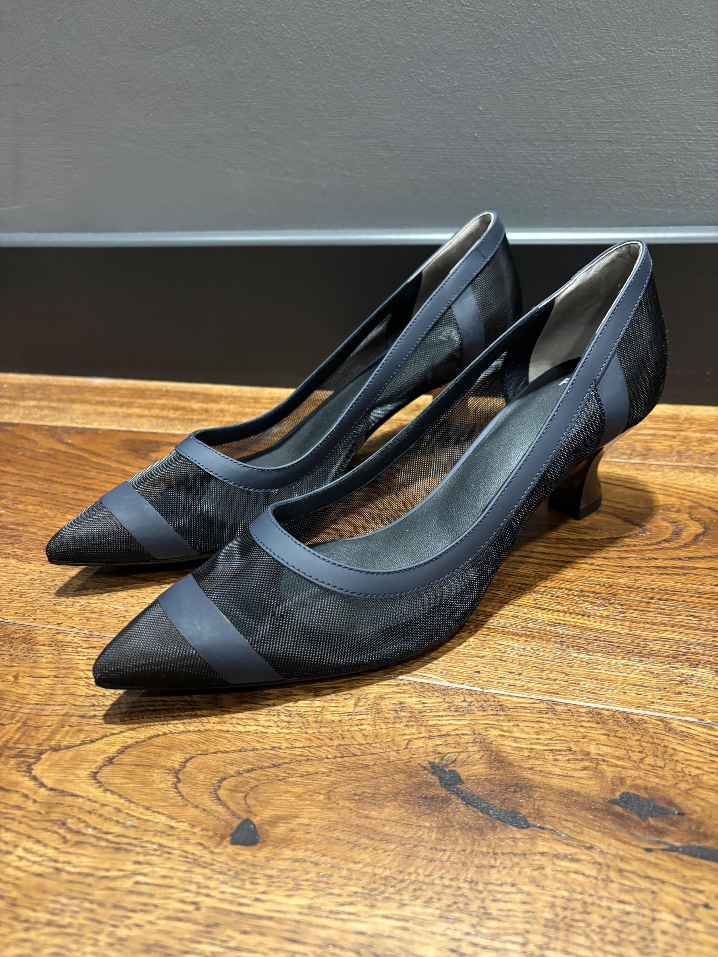 Fendi Mesh Heeled Pumps