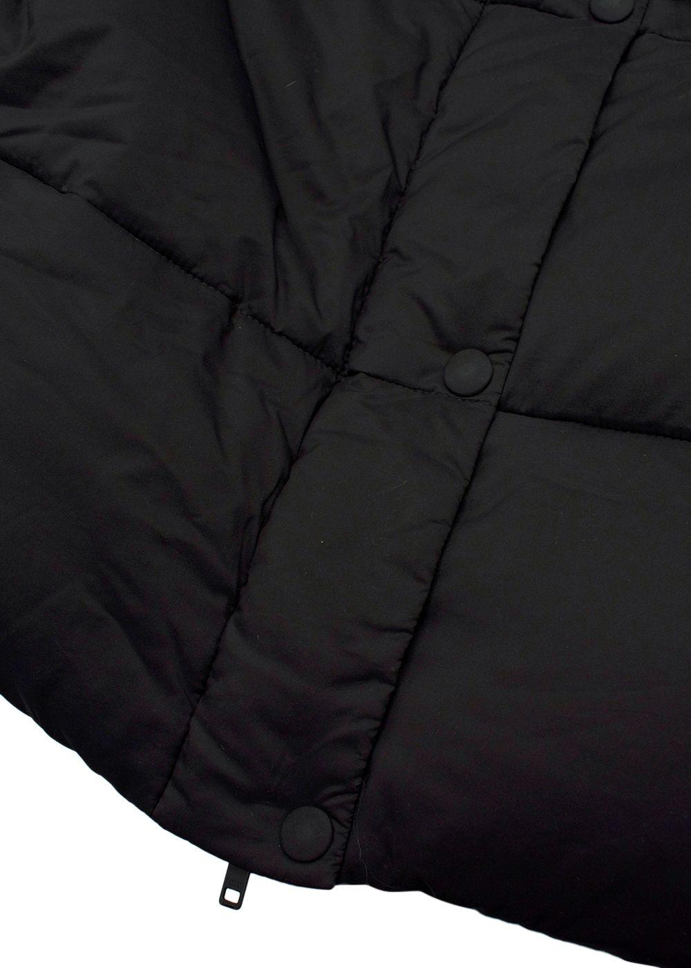 Givenchy Logo Black Sleeveless Hooded Puffer Jacket