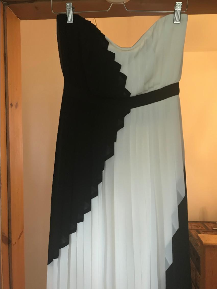 Paul Smith Black Label Pleated Chiffon Gown