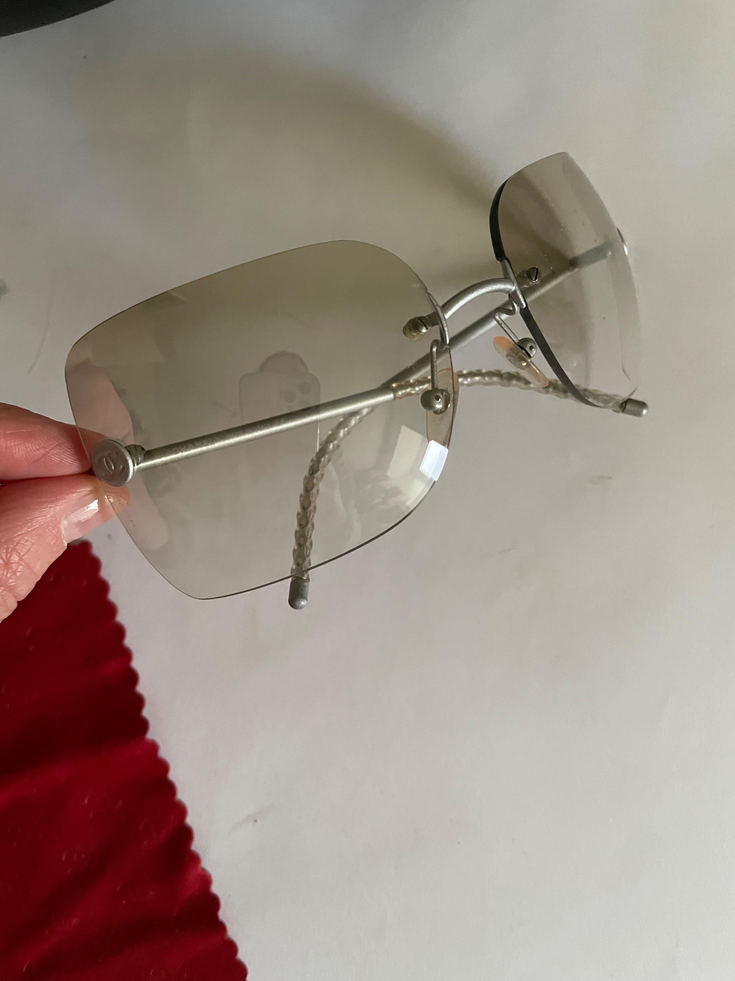 Vintage square gradient lens sunglasses
