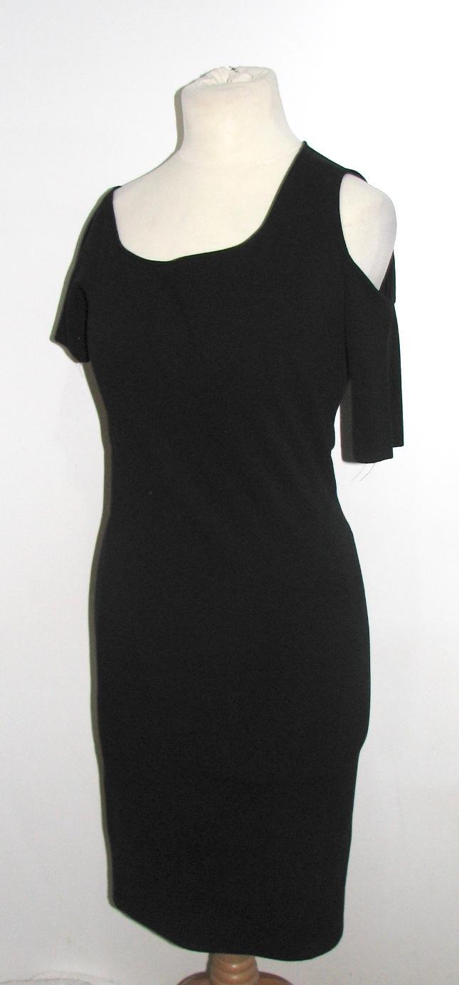 Helmut Lang shoulder bodycon dress